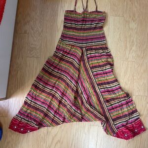 Colorful Striped Cotton jumpsuit